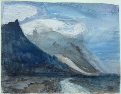 Mondlicht, Chamonix, 1866 von John Ruskin